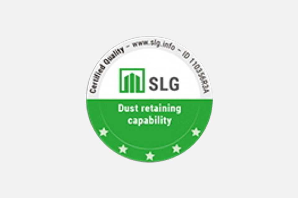 The green coloured SLG 5-star certificate logo.