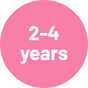 2 - 4 years.