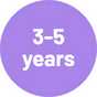 3 - 5 years.