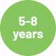 5 - 8 years.