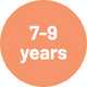 7-9 years.