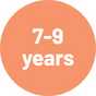 7-9 years.