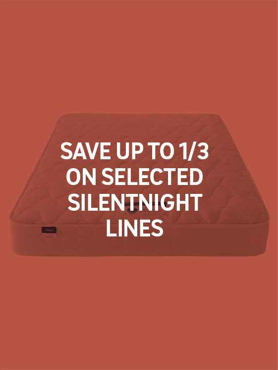 Save up to 1/3 on selected Silentnight beds and mattresses. Shop now.
