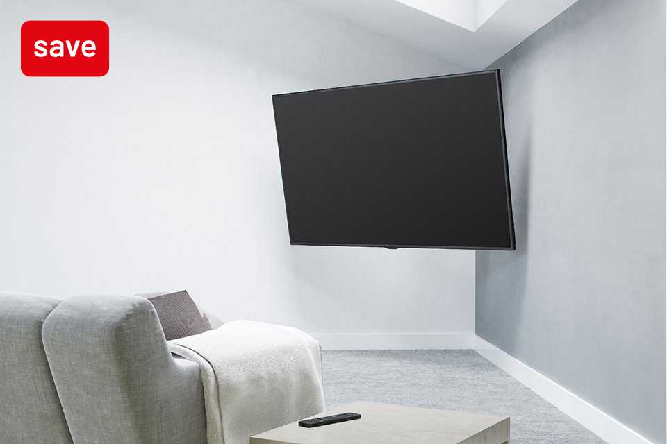 Save 30% on selected TV brackets with code BRACKET.