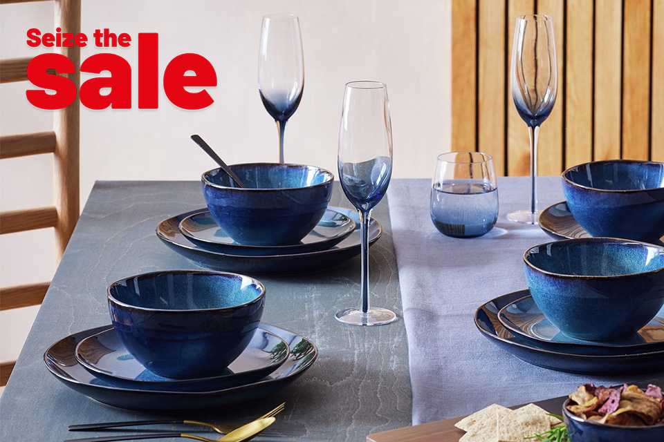 Seize the sale. Save up to 50% on selected home and furniture.