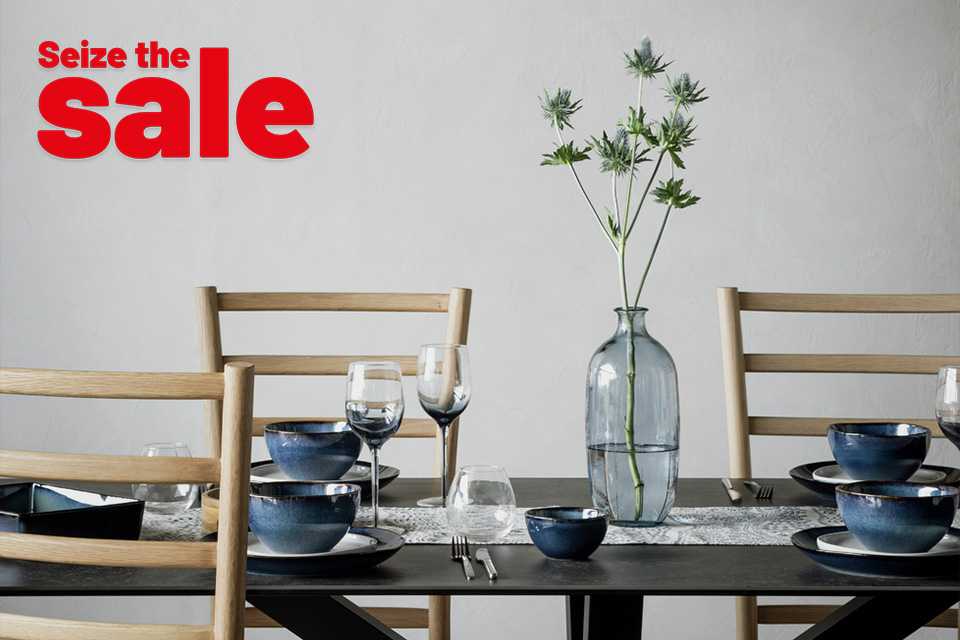 Save 1/3 on selected tableware. Includes dinner sets, cutlery, bowls and more.