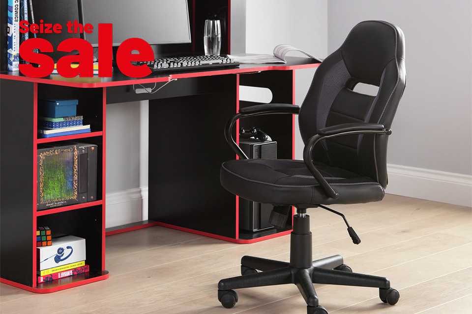 Save up to 1/3 on selected office and gaming furniture. Includes desks, gaming chairs and more.