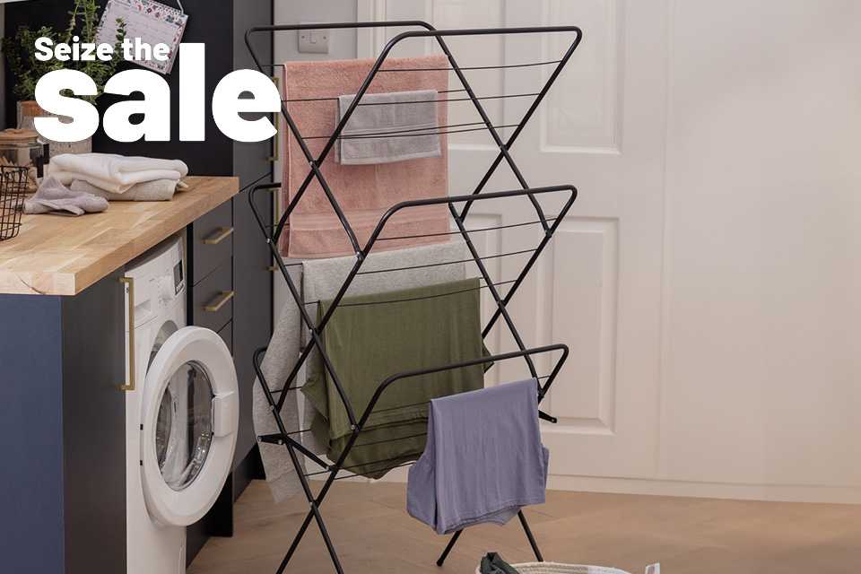 Save up to 1/3 on selected utility & bathroom. Includes laundry baskets, clothes airers, bathroom accessories and more.