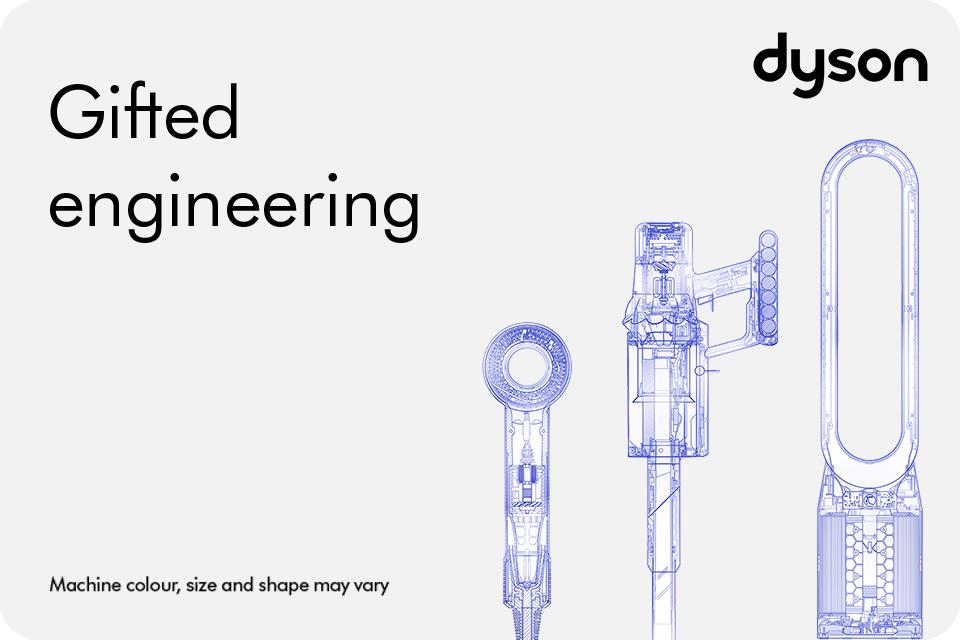 Gifted engineering. Our top Dyson picks this Christmas from £199.99.