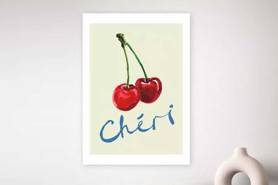 East End Prints Cheri Art Print - A3.