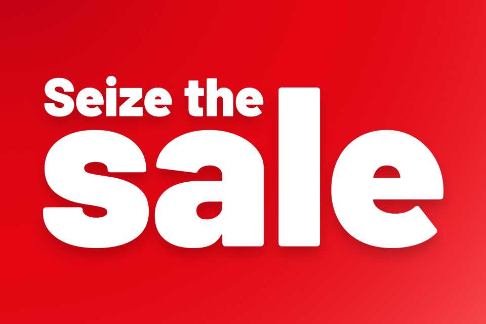 Seize the sale. Shop all sale offers.