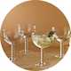 Habitat Bobbin Set of 4 Cocktail Glasses - Clear.