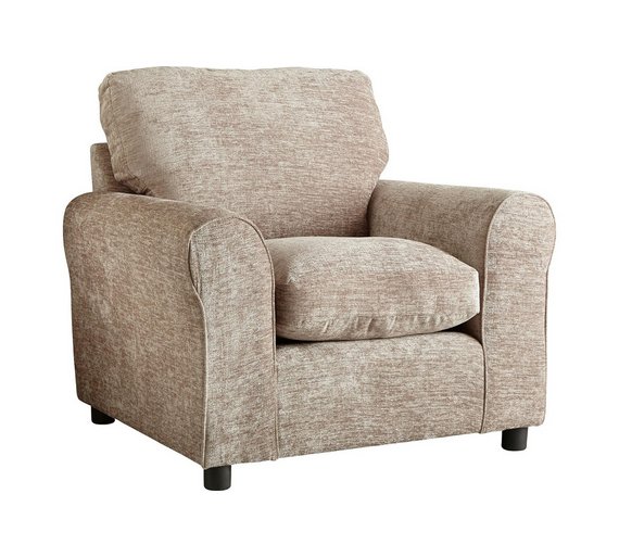 Buy HOME Tessa Fabric Chair - Mink at Argos.co.uk - Your Online Shop