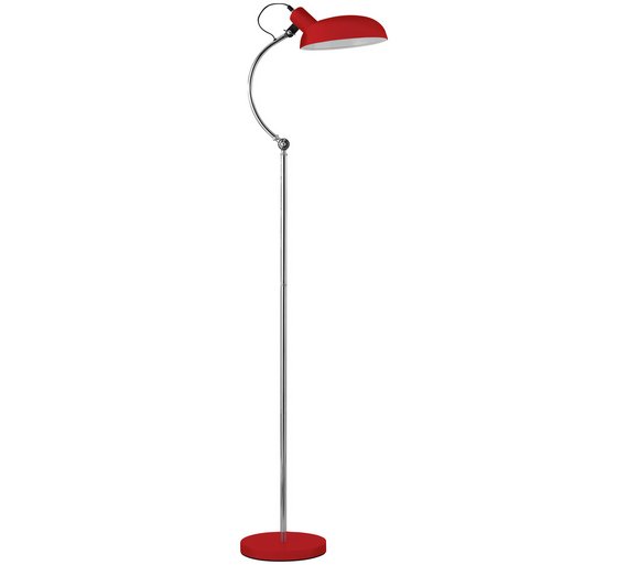 Buy Chrome Floor Lamp with Red Shade at Argos.co.uk Your Online Shop