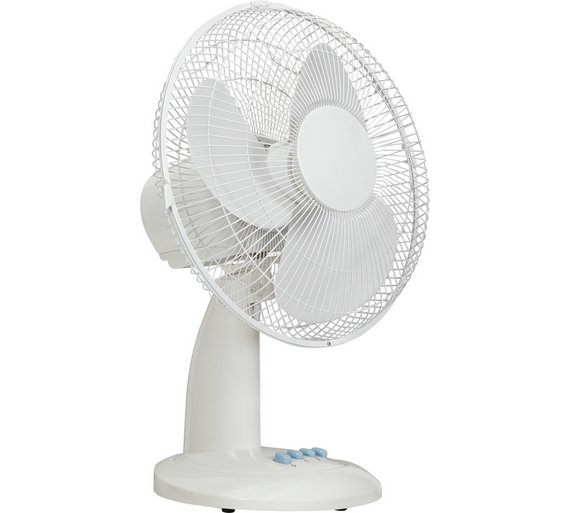 Buy Challenge White Desk Fan 12 Inch at Argos.co.uk Your Online