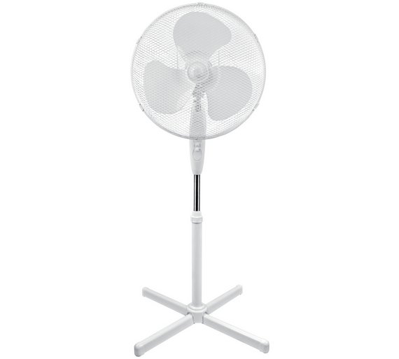 Buy Simple Value White Oscillating Pedestal Fan 16 Inch at Argos.co
