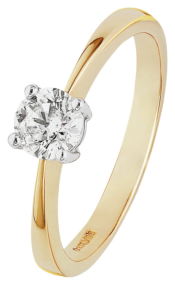 9 Carat Gold - 050 Carat Diamond - Soliatire Ring Review