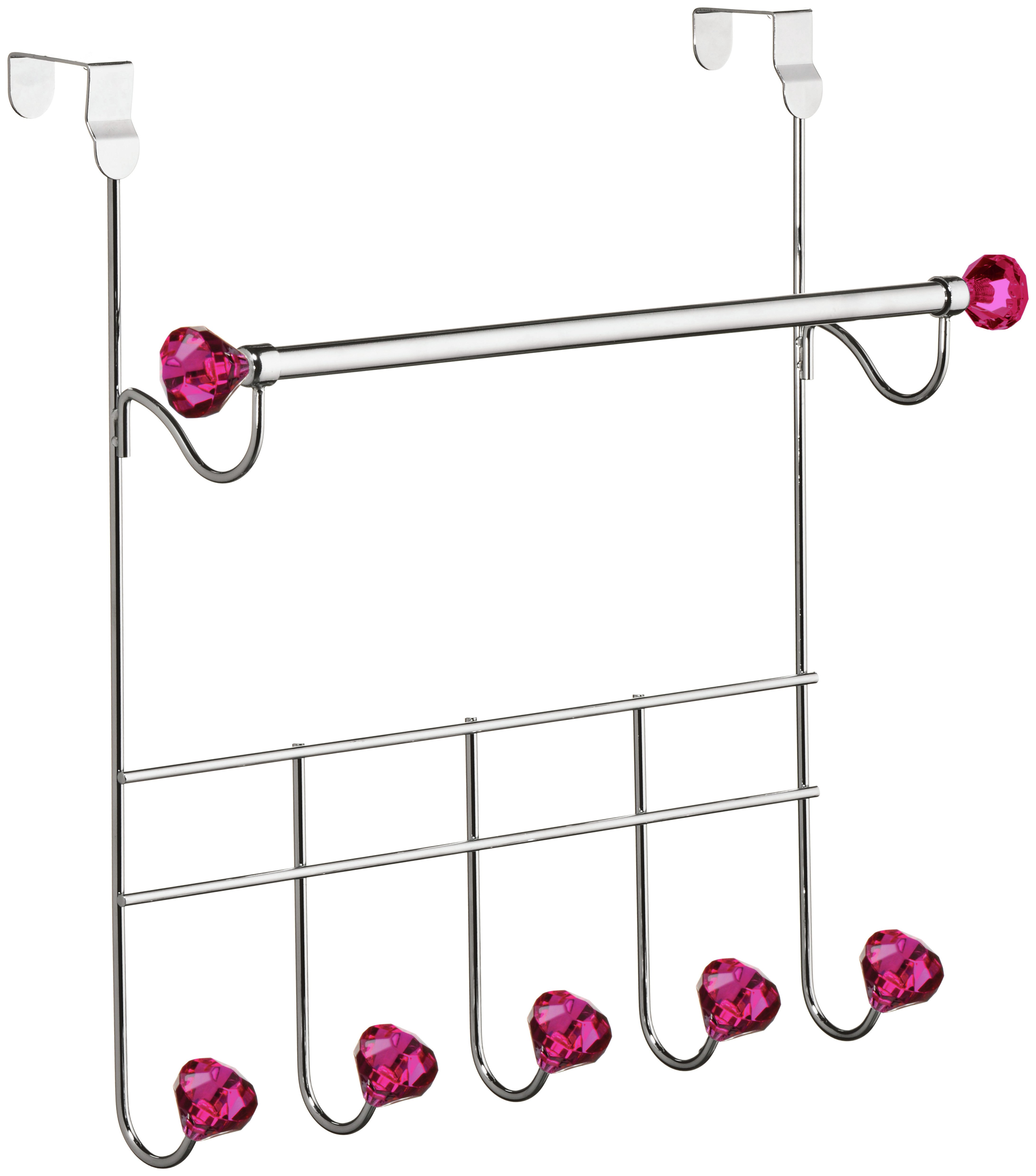 Premier Housewares Hot Pink Overdoor Hanging Rail. review