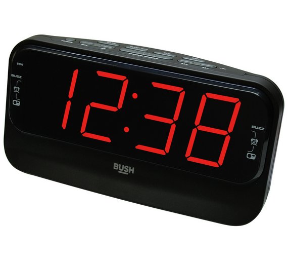 Buy Bush Big LED Alarm Clock Radio at Argos.co.uk Your Online Shop