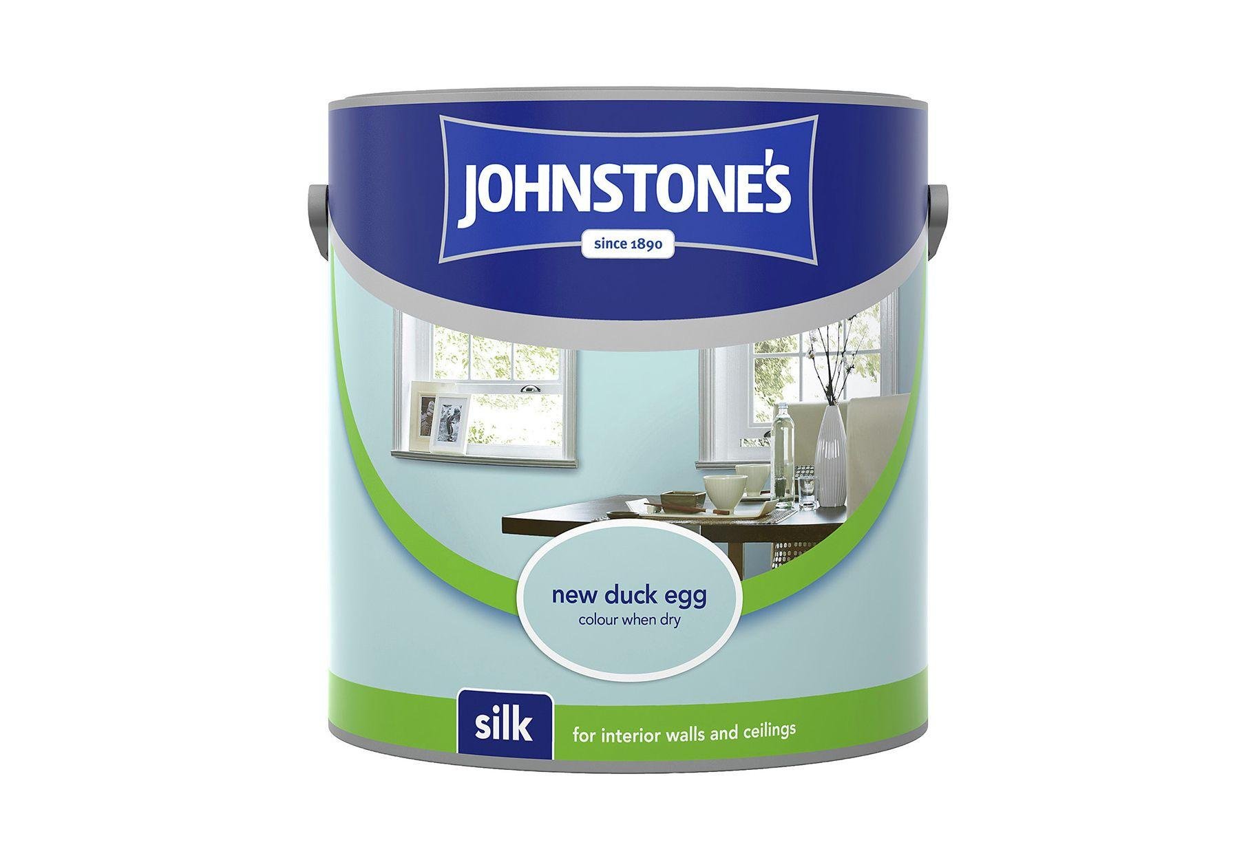 Johnstone's - Vinyl Silk Paint 25L - Duck Egg Review