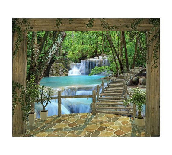 Buy Walltastic Waterfall Wallpaper Mural at Argos.co.uk Your Online