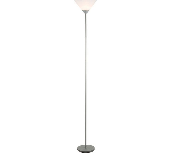 Buy Simple Value Uplighter Floor Lamp Silver at Argos.co.uk Your