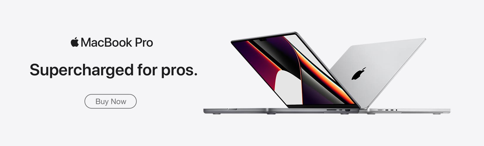 Macbook pro. Supercharged for pros.