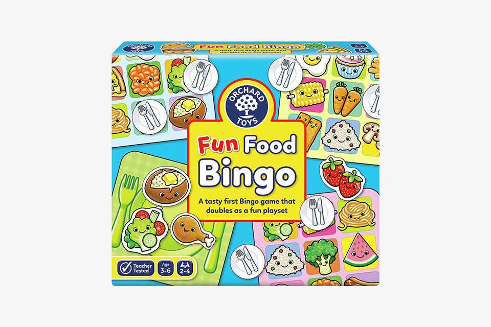 Fun food bingo.
