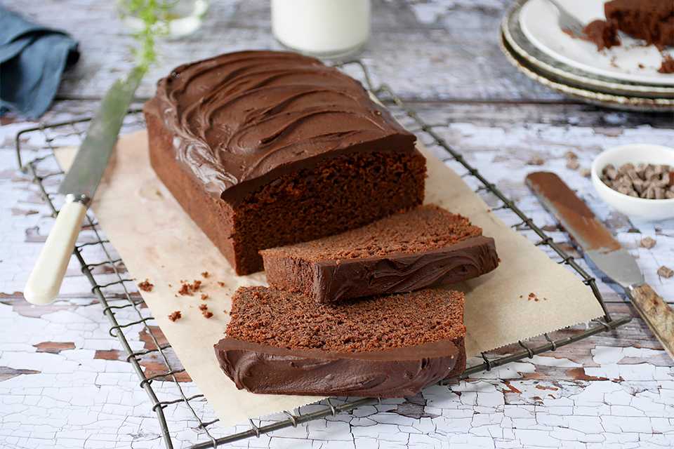 Chocolate Fudge Loaf Cake.