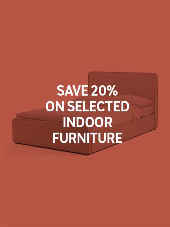 Save 20% on selected indoor furniture use code DEAL20. Shop now.
