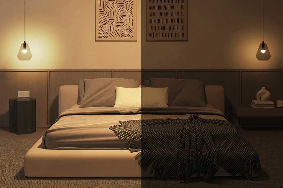 Philips Hue Essential B22 8W Smart Light Bulb - Pack of 2.