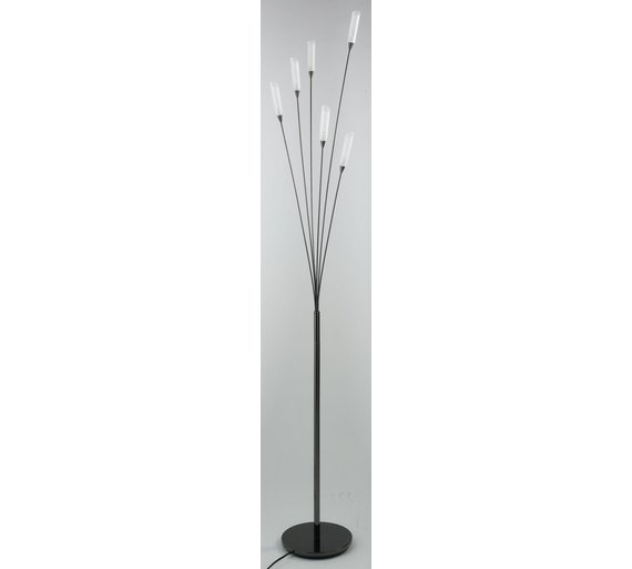 Buy HOME Hyatt 6 Light Floor Lamp Black Chrome at Argos.co.uk Your