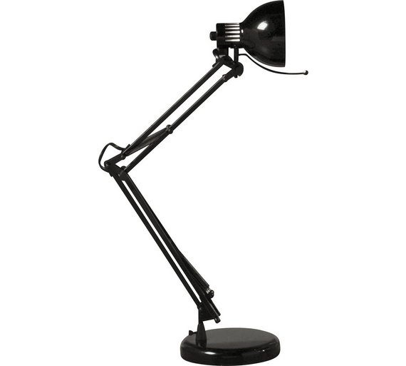 Buy HOME Swing Arm Desk Lamp Black at Argos.co.uk Your Online Shop