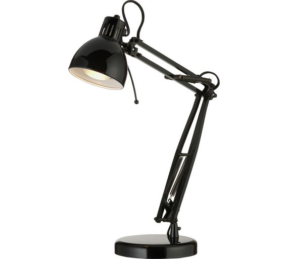 Buy HOME Swing Arm Desk Lamp Black at Argos.co.uk Your Online Shop