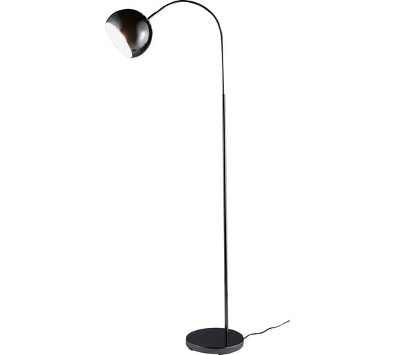 Buy HOME Curva Floor Lamp Black Chrome at Argos.co.uk Your Online
