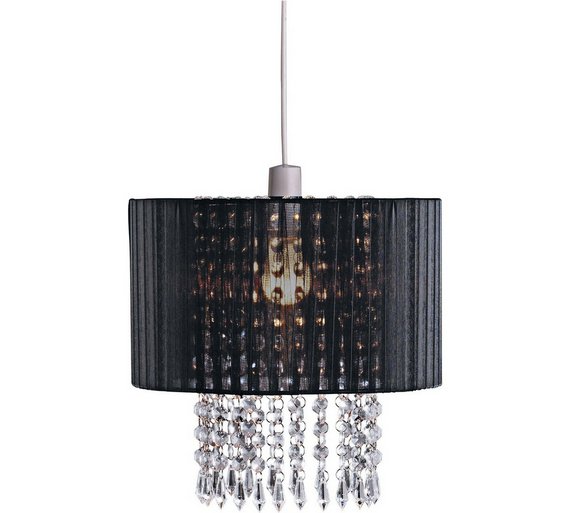 Buy Collection Grazia Voile Droplets Shade Black at Argos.co.uk