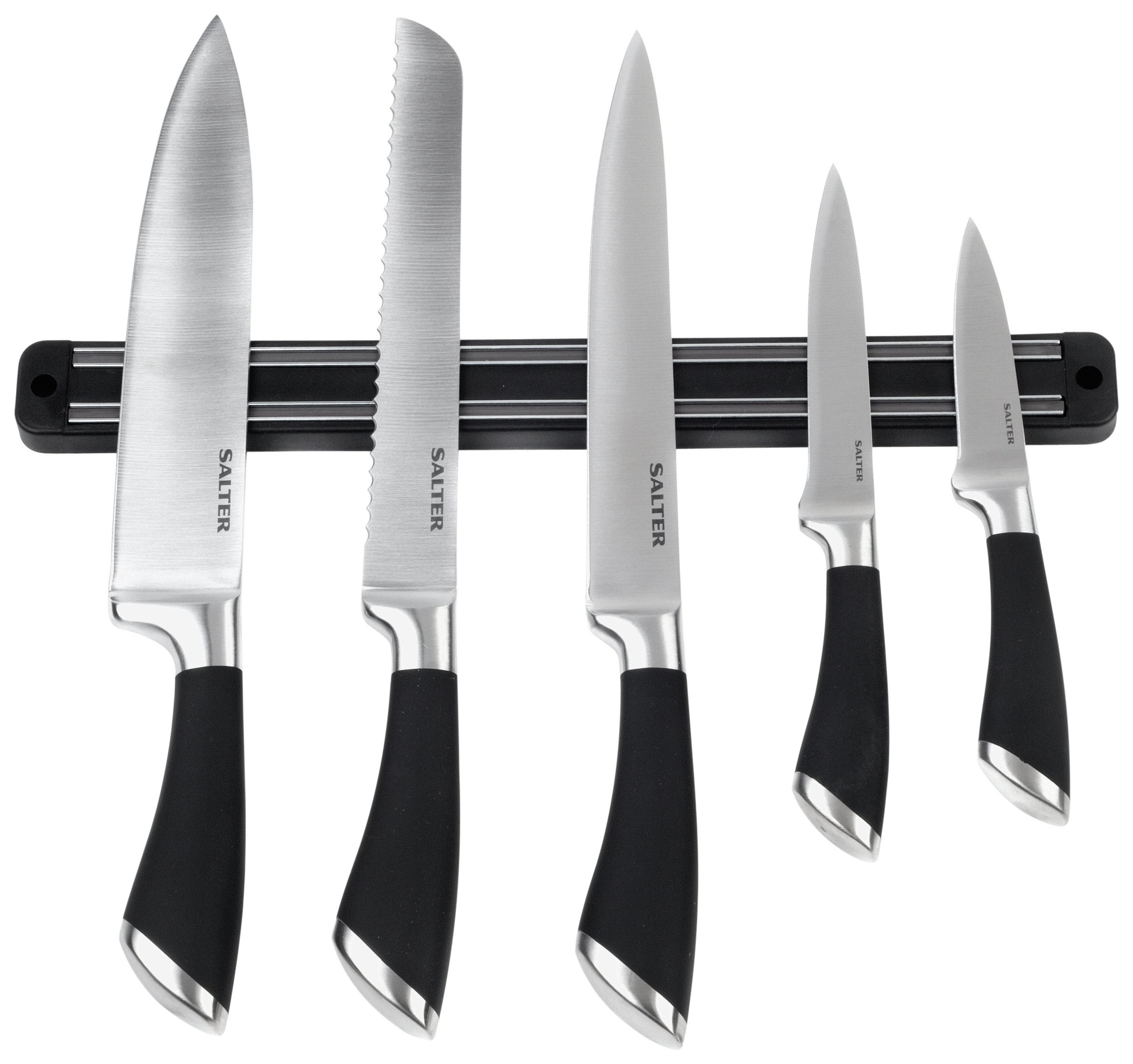 Salter 5 Piece Knife Set with Magnetic Rack Review