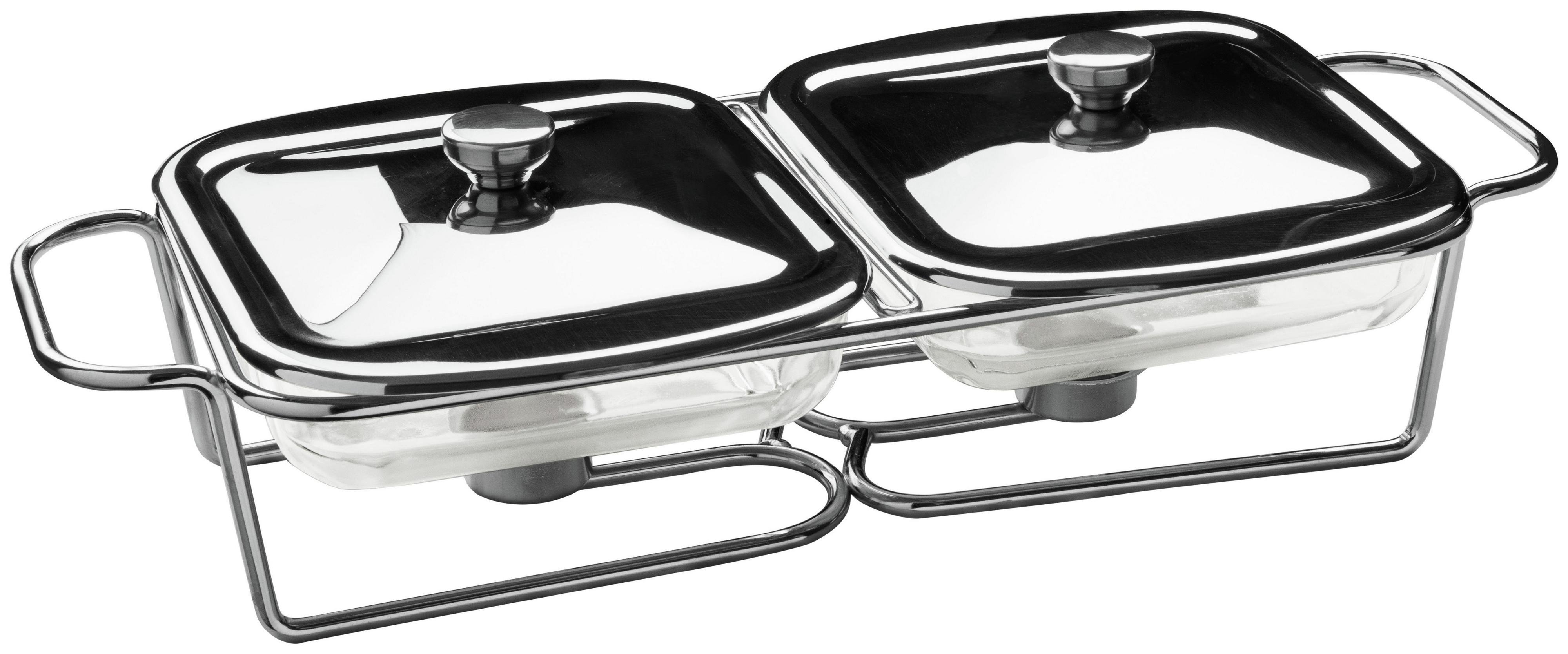 Twin Food Warmer with 1L Marinex Glass Dishes. review