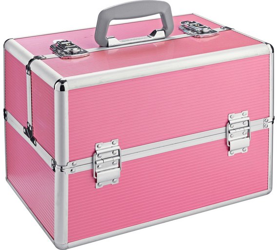 Buy Large Pink Aluminium Vanity Case at Argos.co.uk Your Online Shop for Make up bags and