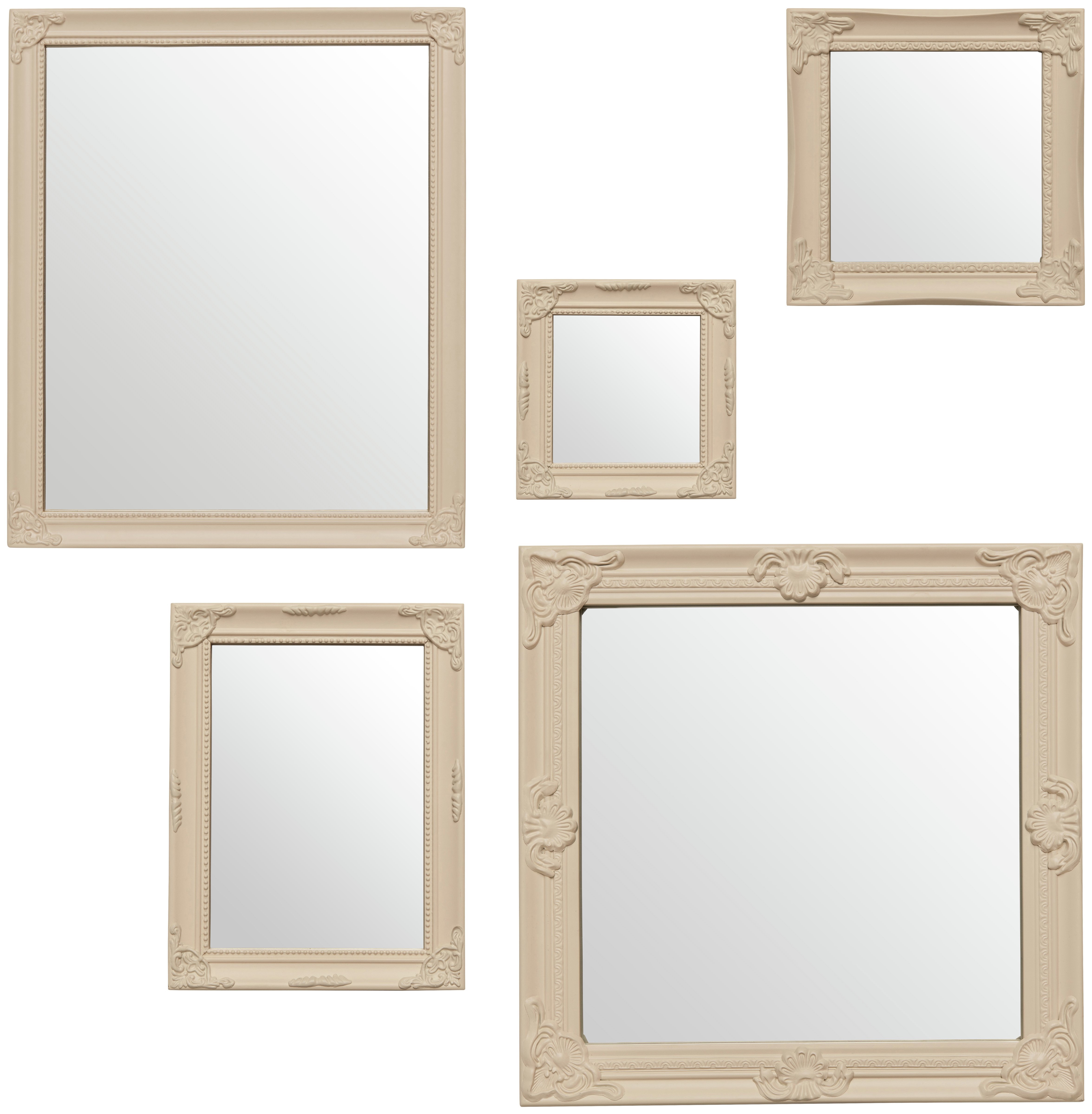 Premier Housewares Baroque Set of 5 Wall Mirrors review