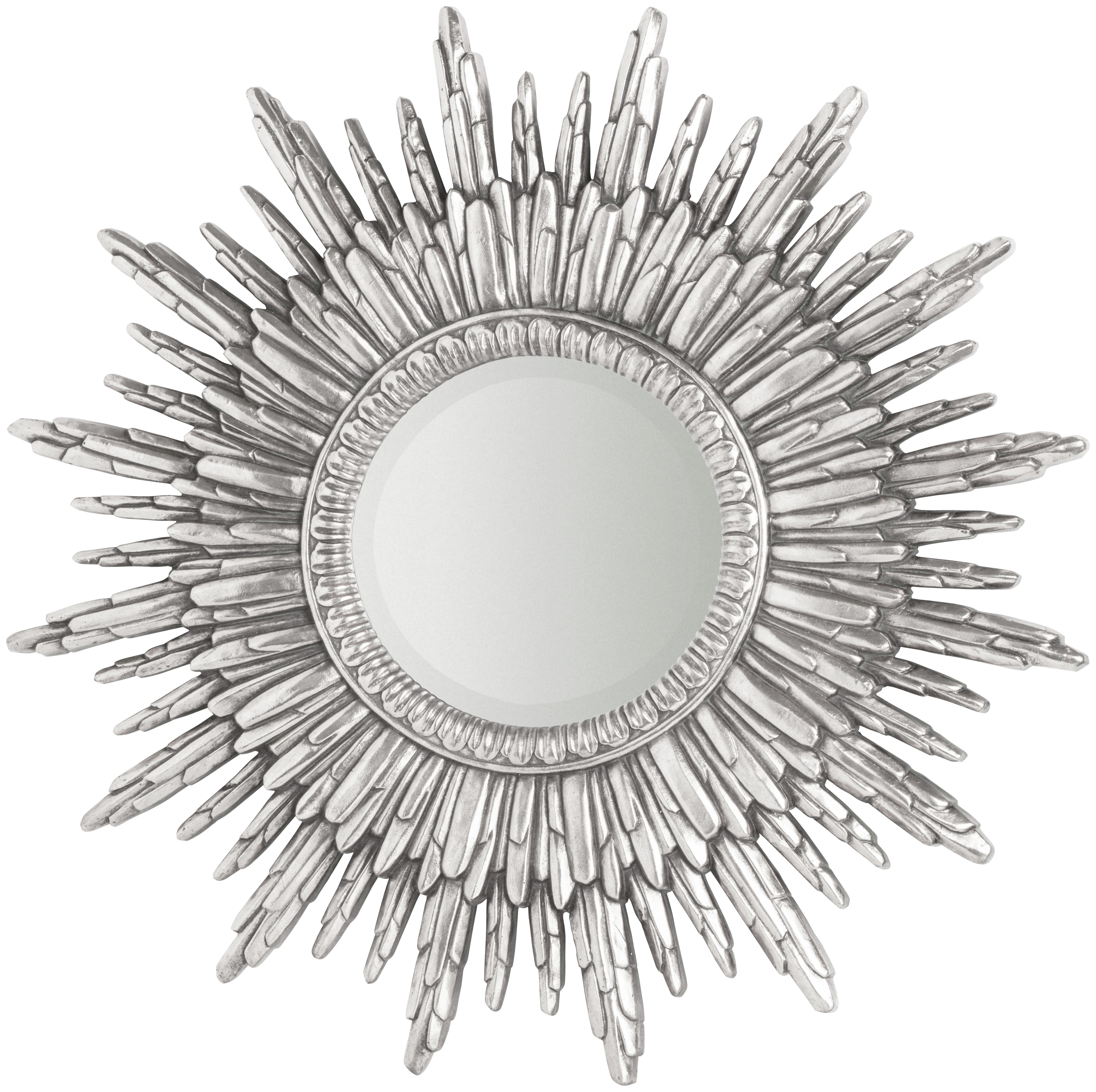 Premier Housewares Abellona Silver Polyresin Wall Mirror. review