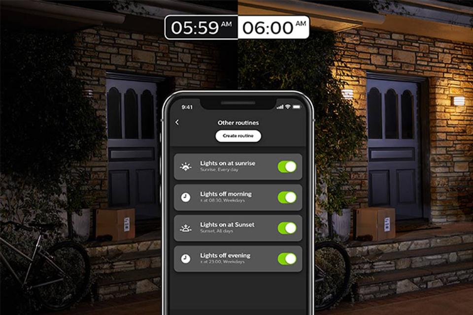 Philips Hue App making it look like you are home when you are away.