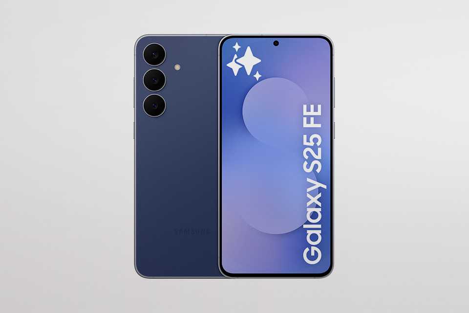 SIM Free Samsung Galaxy S25 FE 256GB AI Mobile Phone - Navy.