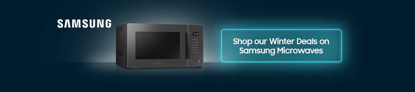 Samsung. Shop our winter deals on Samsung microwaves.