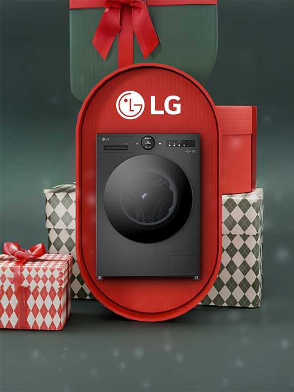 Shop our Winter deals. On selected LG washing machines.