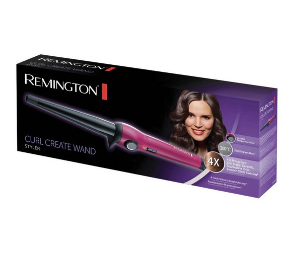 Buy Remington Curl Create Ceramic Hair Curling Wand CI52W0 at Argos.co