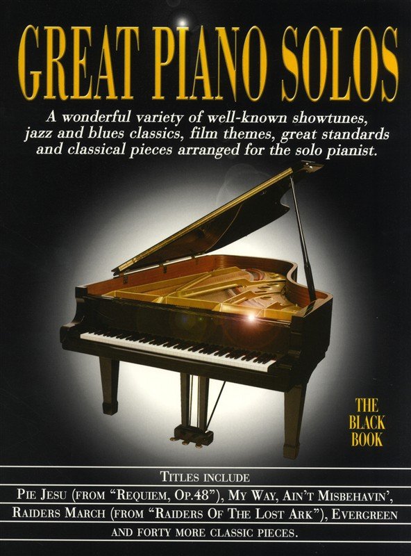 Wise Publications - Great Piano Solos - The Black Book Review