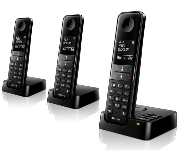 Buy Philips D4553B 05 Triple Cordless Phone at Argos.co.uk Your