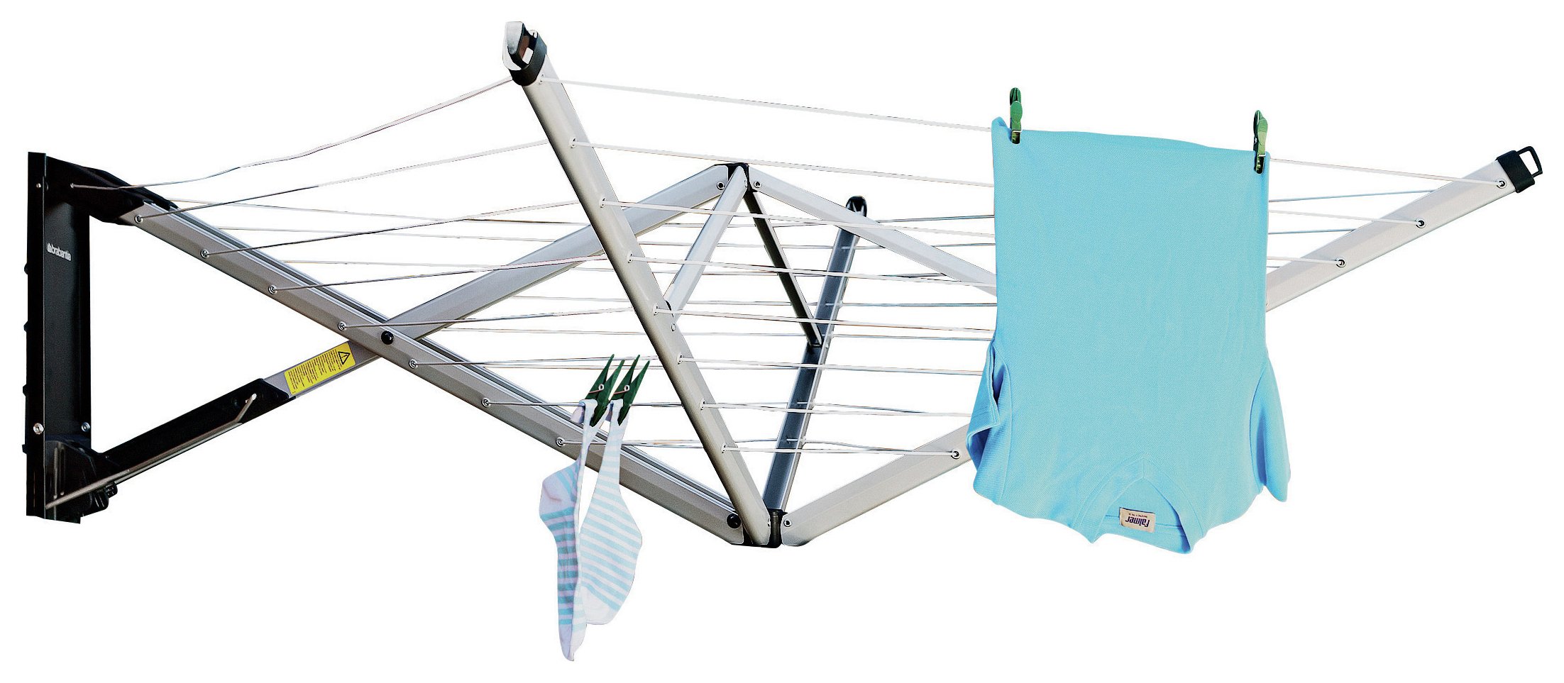 Brabantia Wallfix 24m 4-Arm Airer & Accessories review