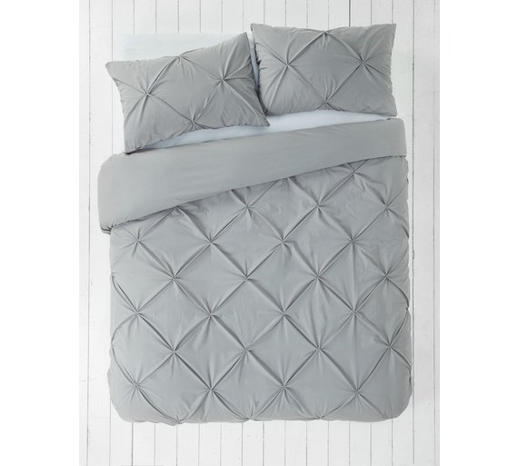 Buy Heart of House Hadley Pintuck Bedding Set Kingsize at Argos.co.uk